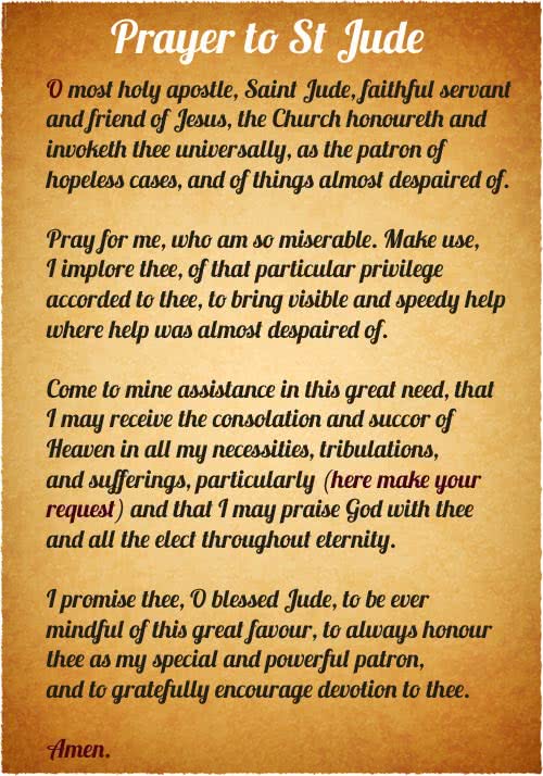 The St Jude Prayer A Powerful Intercessory Prayer for Help